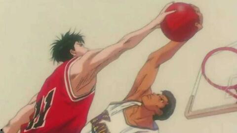 流川枫搞笑图片素描,篮球场上的欢乐瞬间